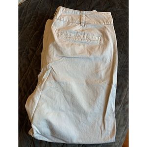 Light gray slim ankle dress pants